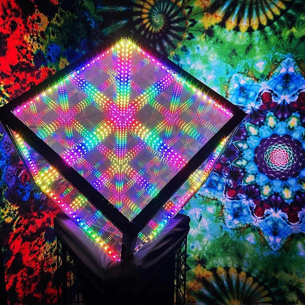 rgb led lighting cube