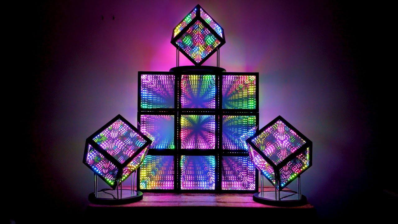 hypercube 10 stacked in art formation