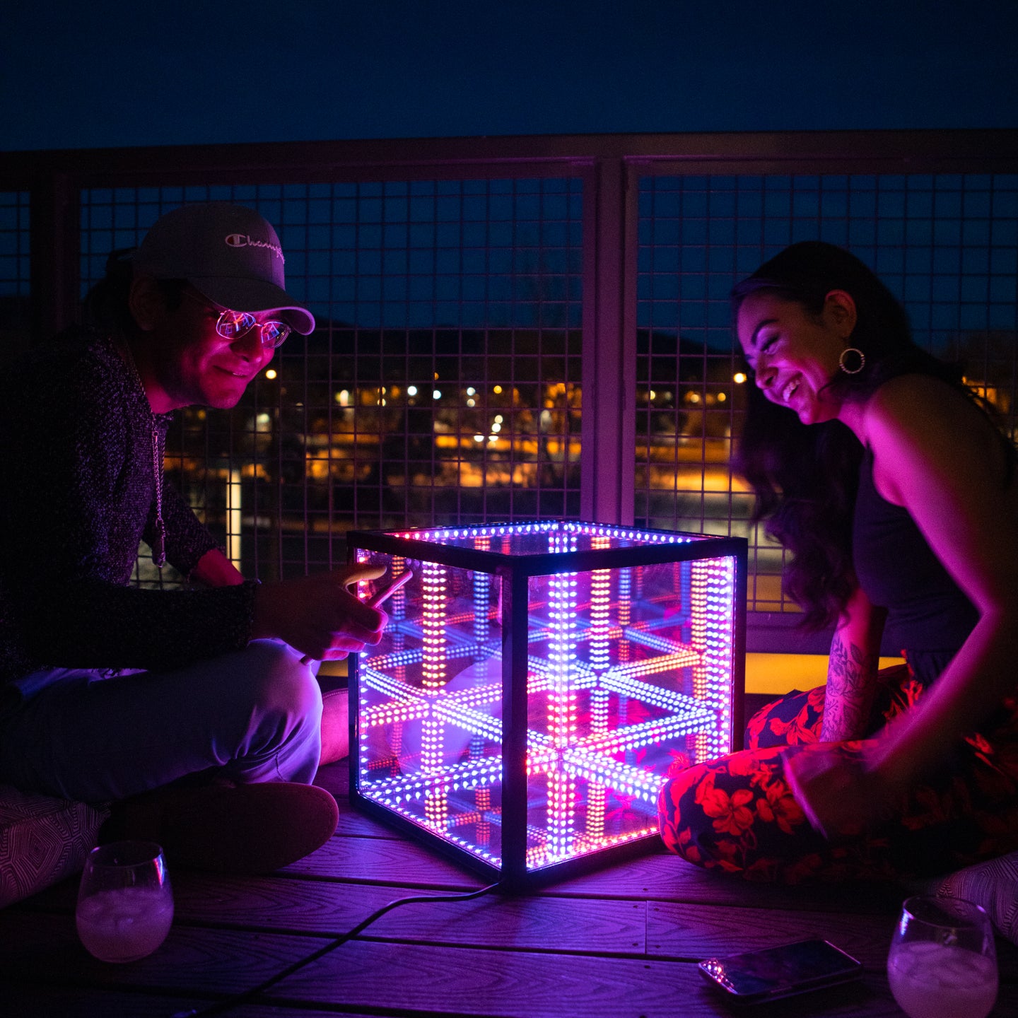 hypercube15 on rooftop