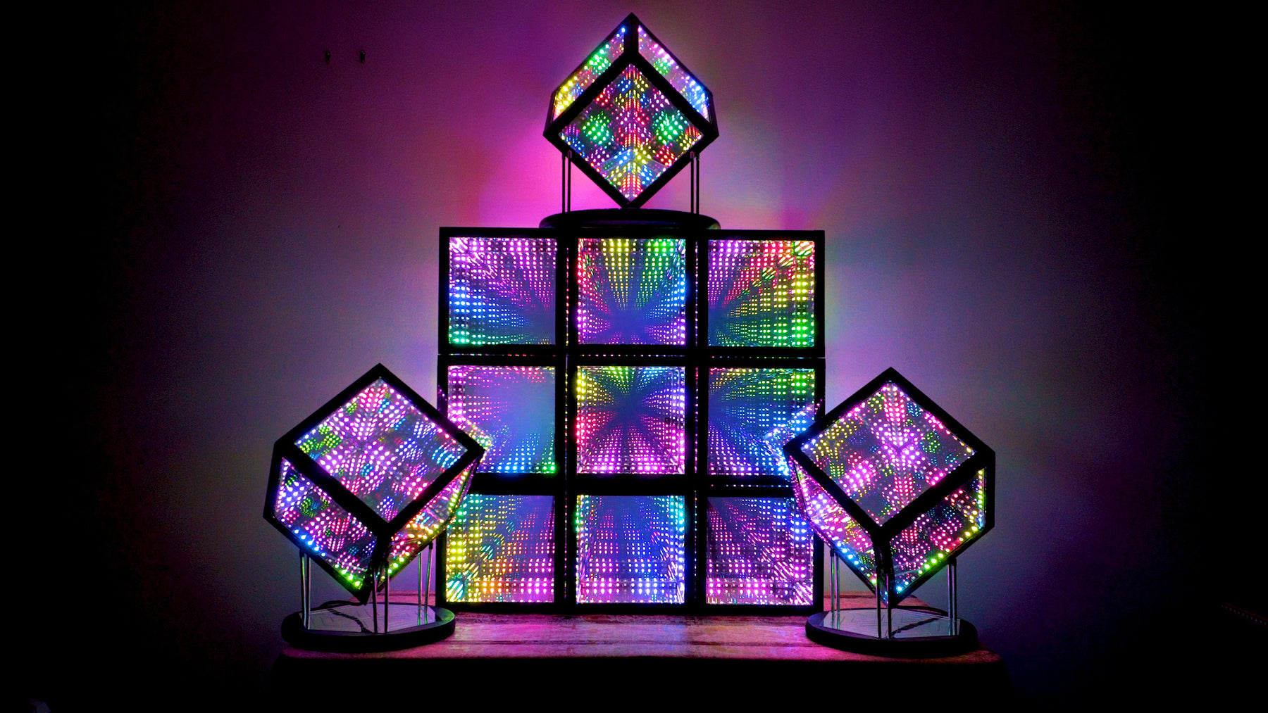 hypercube 10 in art gallery